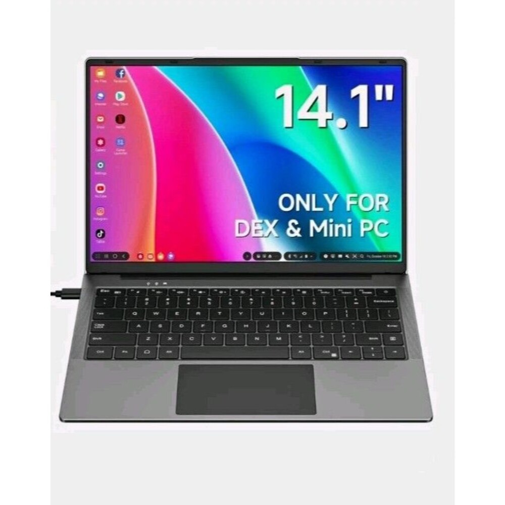 Dopesplay 14.1" Portable Monitor Lapdock DR1461 1200P 5000mAh Battery Open Box